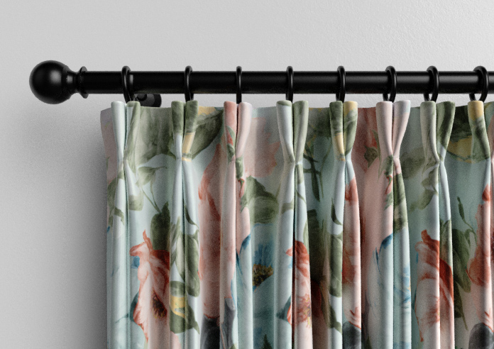 Amelia Faux Silk, Coral Kiss - Made to Measure Curtain - Image 10